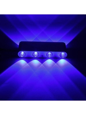 Xinh Modern 8 LED Duvar Merdiven Işık Yukarı Aşağı Aplik (Yurt Dışından)