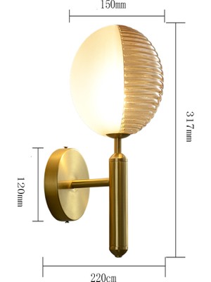 Xinh LED Duvar Lambası Oturma Odası Yatak Odası Odası Başucu Lambası Işık Lüks Koridor Yaratıcı Atmosfer Duvar Lambası (Yurt Dışından)