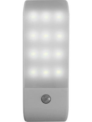 Xinh 1 W LED Şarj Edilebilir Insan Vücudu Gece Işık Insan Vücudu Kızılötesi Sensörü Işık Akıllı LED Kabine Koridor Işık (Beyaz Işık) (Yurt Dışından)