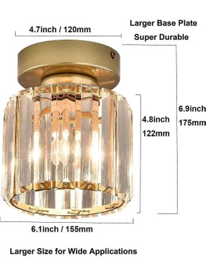 Xinh Lambalar Küçük Kristal Tavan Işık Kristal Ch Elier Modern LED Tavan Işık Kolye Fikstür (Yurt Dışından)