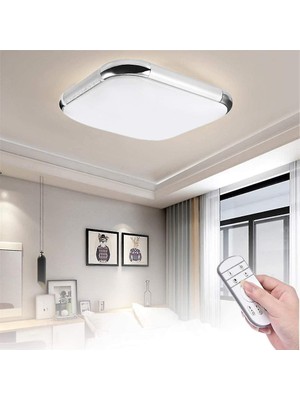 Xinh Lambalar 24 W Dim LED Tavan Işık Uzaktan Kumanda 2000LM 30 * 30 cm Su Geçirmez IP45 Floş Tavan (Yurt Dışından)