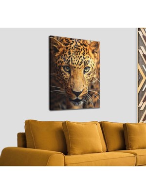 Dünyatablo Leopar Dekoratif Kanvas Tablo 1182