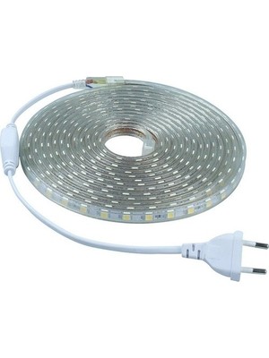 Strip Light Strıplıght Hortum LED Beyaz Dış Mekan 3 Çip 220V 10MT Tak Kullan