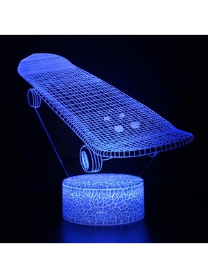 3D LED Gece Lambası, 16 Renkler Masaüstü Dekorasyon, USB Touch uzaktan Gece Lambası, Çocuklar Için En Iyi Doğum Günü Noel Hediyesi, Kızlar, Çocuklar Için (Yurt Dışından)