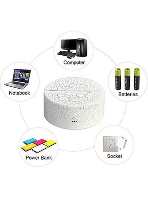 3D LED Gece Lambası, 16 Renkler Masaüstü Dekorasyon, USB Touch uzaktan Gece Lambası, Çocuklar Için En Iyi Doğum Günü Noel Hediyesi, Kızlar, Çocuklar Için (Yurt Dışından)