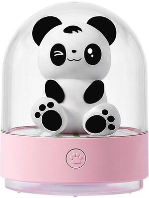 Gece Işığı Çocuk Bebek Gece Lambası Panda LED Gece Lambası USB Şarj Bize ve Renk Değiştirme Çocuk Odası, Bebek Odası, Yatak Odası, (Pembe) (Yurt Dışından)