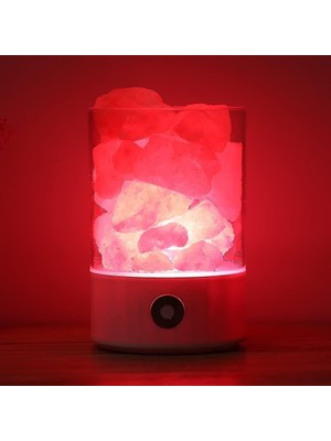 Lambalar Doğal Himalaya Tuz Lambası USB Gerçek Himalayalar Himalaya Pembe Tuz Kristal Kaya Lambası Için Iyi (Yurt Dışından)