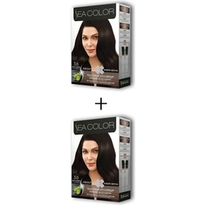 Sea Color 2x2 Tüp Krem Saç Boyası Seti Koyu Kahve No:3.0