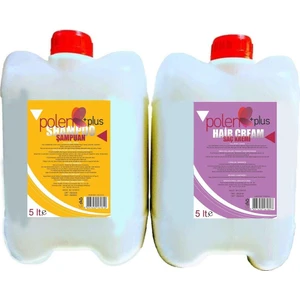 Polenplus Şampuan 5 Litre ve Saç Kremi 5 Litre