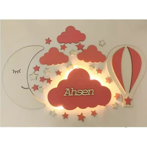 Ahşap Işıklı Çoçuk Odası Dekoru 02