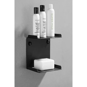 Evay Tasarım Siyah Metal Çok Fonksiyonlu El Sabunluğu, Sabunluk Standı