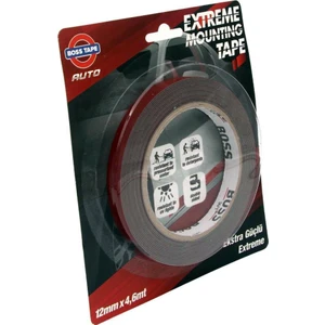 Boss Extreme Çok Güçlü Oto Aksesuvar Montaj Bandı 12mmx4.6mt
