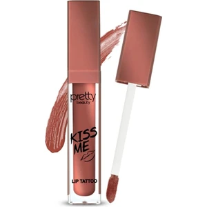 Pretty Beauty Pretty Beauty Kiss Mee Lip Tattoo 24 Saat Kalıcı Mat Likit Ruj Pb156 No:5