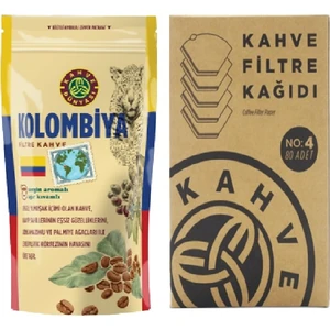 Kahve Dünyası Kolombiya Filtre Kahve 250GR + Filtre Kağıdı