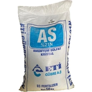 Eti Gübre Eti Şeker Gübre Amonyüm Sulfat %21 Azot Kükürt Bitki Geliştiren Ağaç Çiçek Üst Çim Gübresi 50 kg