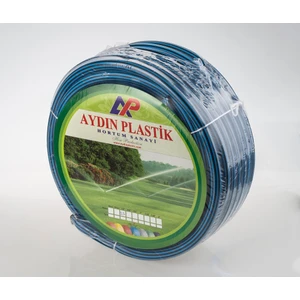 Aydın Plastik Kalın Takviyeli Zebra Bahçe Hortumu Sulama Hortum  1/2"