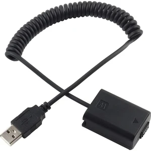 Sony NP-FW50 Dummy Güç Adaptörü ZV-E10 A6000 A6300 A6400 A6500 A5000 A5100 A7S