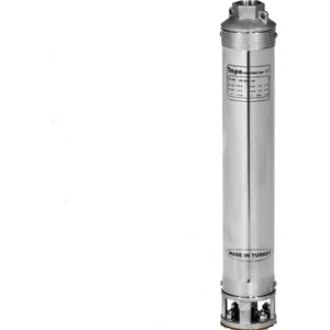 Impo Sk 404/18 (2,00 Hp) Krom Başlık 50 Hz  4'' Noryl Fanlı Dalgıç Pompa