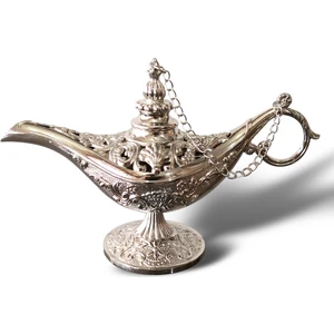 Binbir Trend Sihirli Lamba Alaattin Bakır Buhardanlık- Tütsülük - 3 Renk-2 Boy