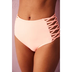 Parlak Turuncu Basic Hight Fashion Bikini Altı