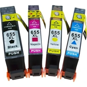 Eko Kartuş Hp Deskjet Ink Advantage 5525 4 Renk (655XL) Muadil Kartuş,