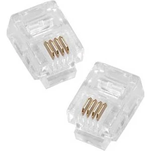 Boblov Rj 11 4 Pin Telefon Jak Konnektör 6P4C 100 Adet
