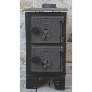 Soba Mf34 Model Soba Oda Sobası Odun Sobası Camsız Tuğlalı Soba Döküm Soba Kuzine Soba