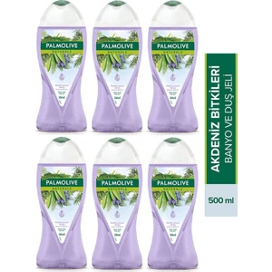 Duş Jeli 500 Ml Akdeniz Bitkileri Mor X 6 Adet