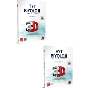 3D Yayınları TYT AYT Biyoloji Soru Bankası Seti