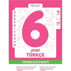 Bilfen Yayınları ın 6. Sınıf Türkçe Depar Yeterlilik Paketi