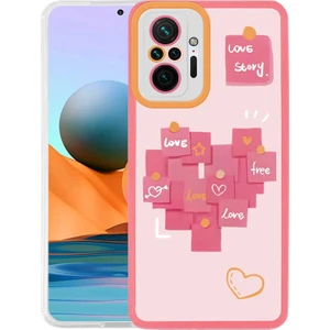 Xiaomi Redmi Note 10 Pro Kılıf Desenli Renkli Figürlü Kapak