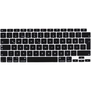Apple Macbook Air 13.3' 2020 A2337 Q Klavye Koruyucu Silikon Ped