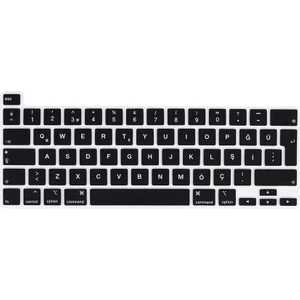 Apple Macbook Pro 13.3' 2020 A2251 Q Klavye Koruyucu Silikon Ped