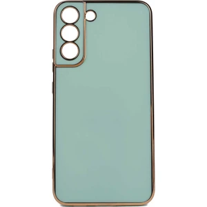 Samsung Galaxy S22 Plus Kılıf Köşeli Altın Model Kapak