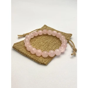Padore Accessory Kadın Toz Pembe Doğal Taş Bileklik