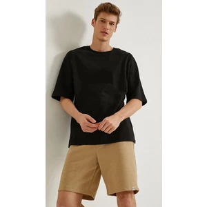 Erkek Siyah Oversize Tişört