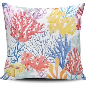 Alkan Homes Marin Desenli Dijital Baskılı Yastık Kırlent Kılıfı