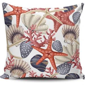 Alkan Homes Marin Desenli Dijital Baskılı Yastık Kırlent Kılıfı