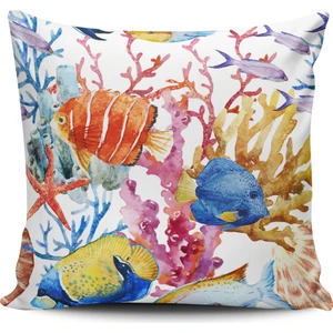 Alkan Homes Marin Desenli Dijital Baskılı Yastık Kırlent Kılıfı