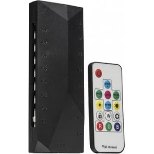 Id-Cooling HA-02C 8 Port Uzaktan Kumandalı Argb Pwm Fan Kontrolcü Çoklayıcı