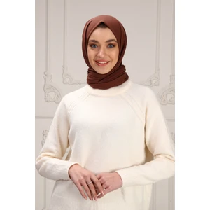 Naciye Sultan Pamuk Cazz Şal Çikolata
