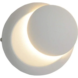 Duvar Lambası Işıkları Dekorasyon LED Aydınlatma Spin Gece Lambası Kapalı Yatak Odası Oturma Odası Için 3000 K Ay Tipi Sconces (Yurt Dışından)