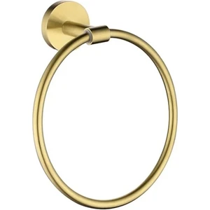 Paslanmaz Çelik Havlu Yüzük Tırnak  Siyah Banyo Havlusu Yüzük Banyo Aksesuarları Basit Havlu Askısı Banyo Havlu Asılı Yüzük | Havlu Yüzükler (Altın) (Yurt Dışından)