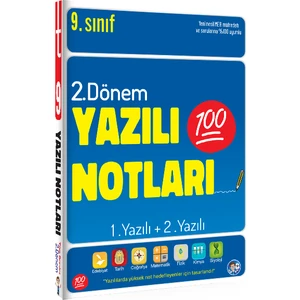 Tonguç Akademi 9. Sınıf Yazılı Notları 2. Dönem 1 ve 2. Yazılı 2025