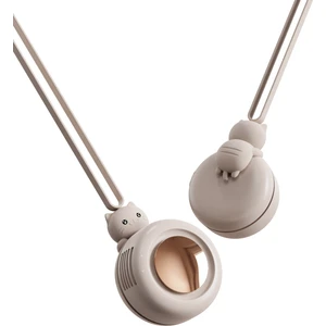 MF021 Tatlı Kedi Taşınabilir Asma Boyun Fanı Beyaz (Yurt Dışından)