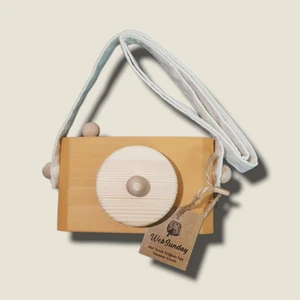 Ahşap Fotoğraf Makinesi- Hardal