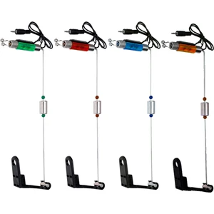 4 Adet Demir Balıkçılık Bite Alarm Askı Swinger LED (Yurt Dışından)