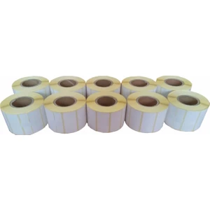 Etiket Termal Barkod - 70X100 Termal Barkod Etiketi 10 Rulo 3.500 Adet
