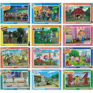 Trt Çocuk Kahramanları Karma 48 Parça Puzzle 5'li Set