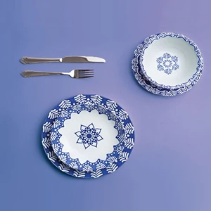 Etnico 16 Parça 4 Kişilik Yemek Takımı